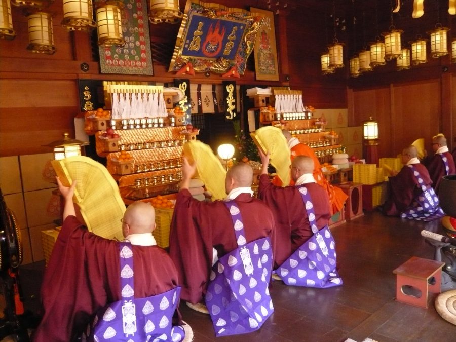 三箇日、行われた新年祝祷三宝荒神大祭